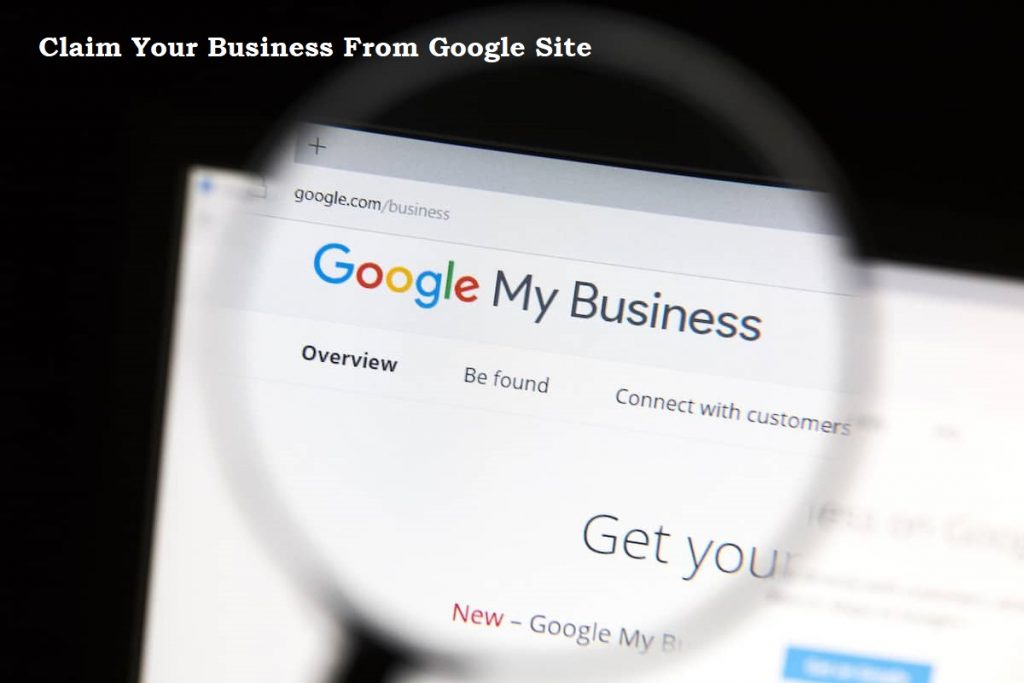 Claim Your Business From Google Site