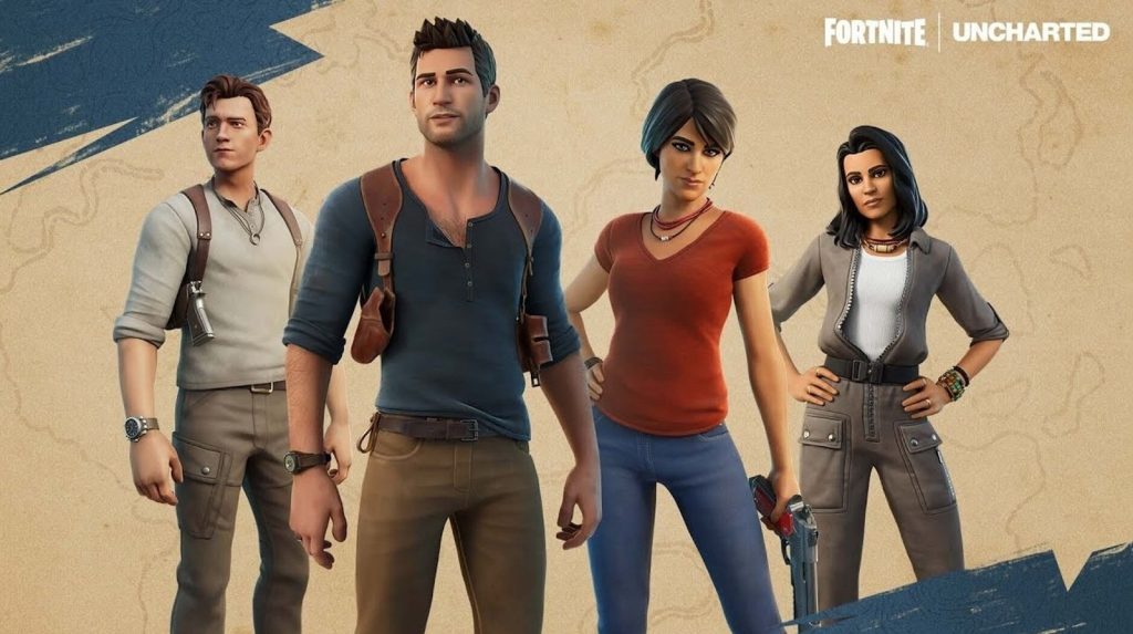 Fortnite X Uncharted Skins Will Arrive in Item Shop Before US Movie Premiere
