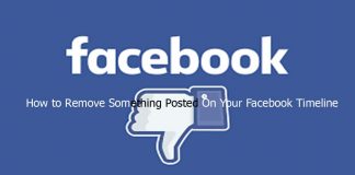How to Remove Something Posted On Your Facebook Timeline