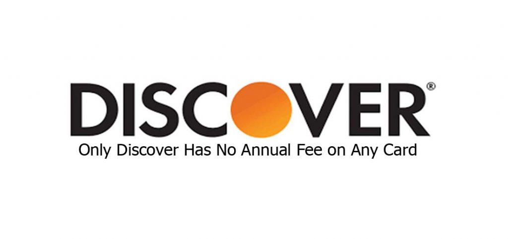 Only Discover Has No Annual Fee on Any Card