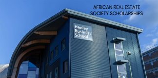 African Real Estate Society Scholarships
