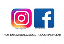 How to Log into Facebook through Instagram