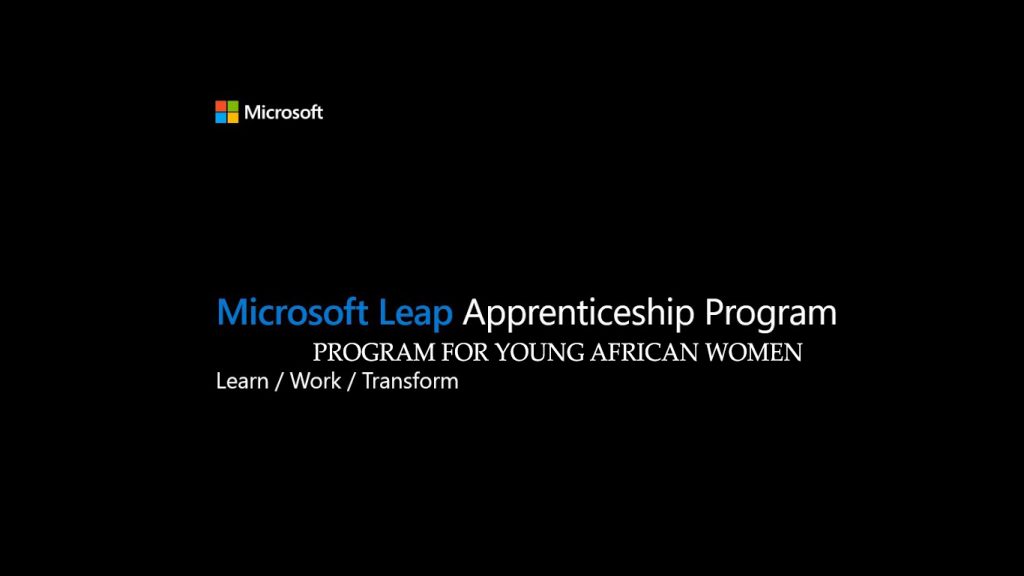 Microsoft Leap Apprenticeship