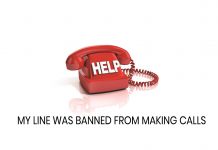 My Line was Banned from Making Calls
