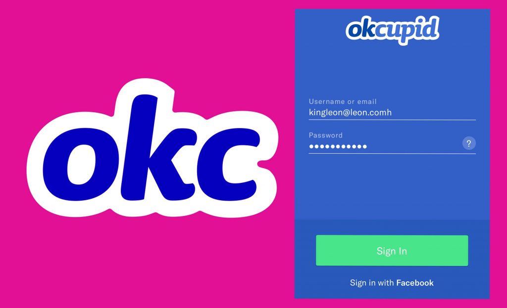 How to Sign into okcupid with Facebook