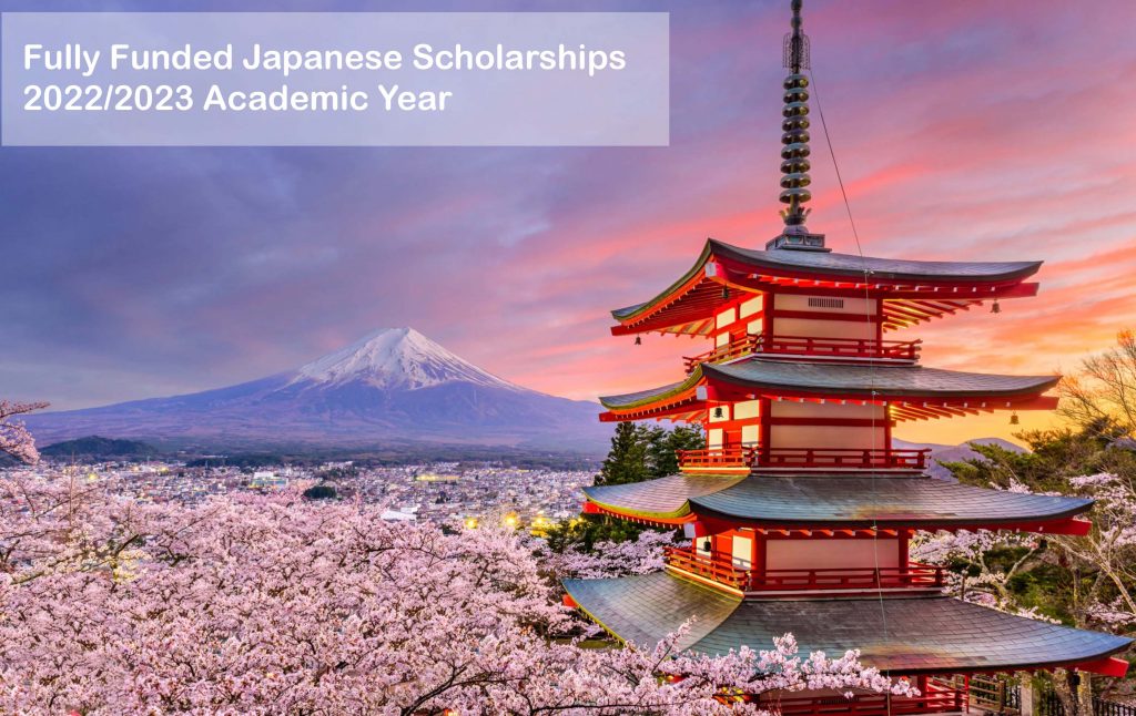 Fully Funded Japanese Scholarships 2022/2023 Academic Year