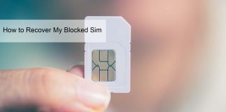 How to Recover My Blocked Sim