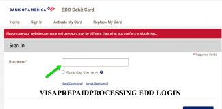 Visaprepaidprocessing EDD Login