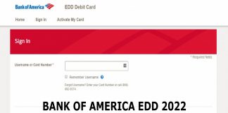 Bank of America EDD 2022