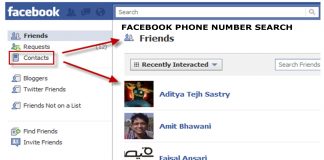 Facebook Phone Number Search