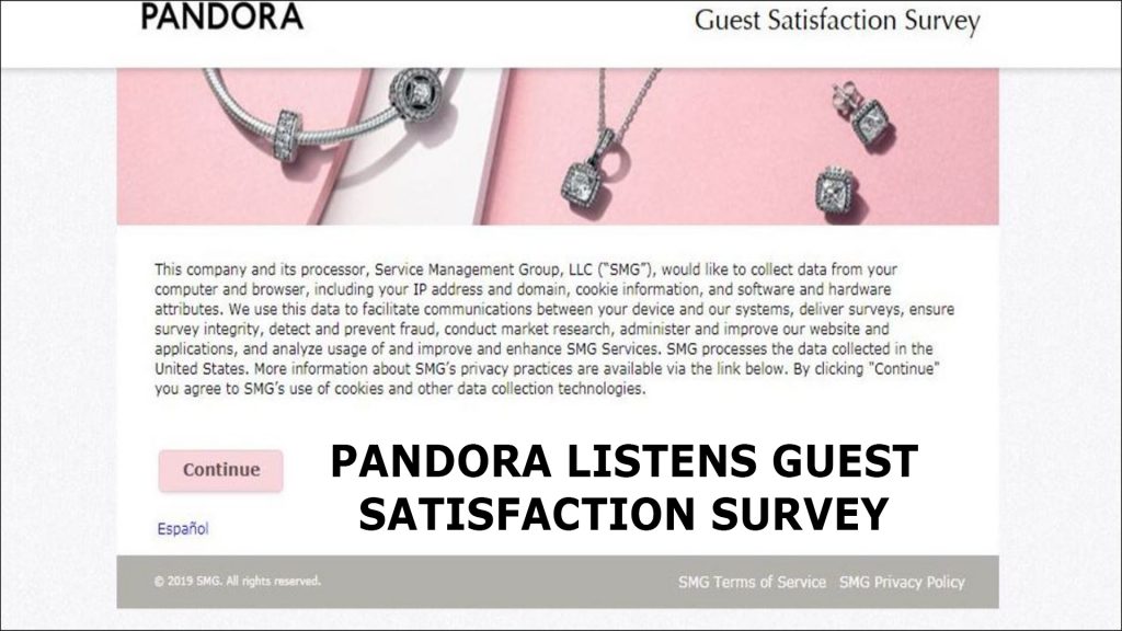 Pandora Listens Guest Satisfaction Survey