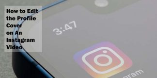 How to Edit the Profile Cover on An Instagram Video
