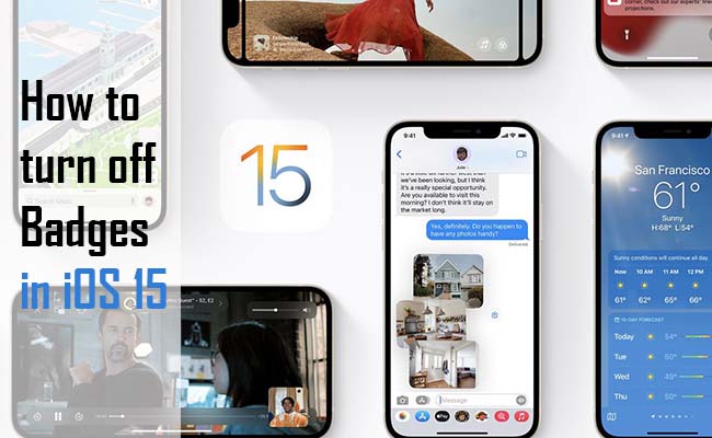How to turn off Badges in iOS 15