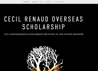 CECIL Renaud Overseas Scholarship 2025 for Young South Africans