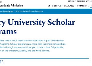 Emory University Scholar Programs