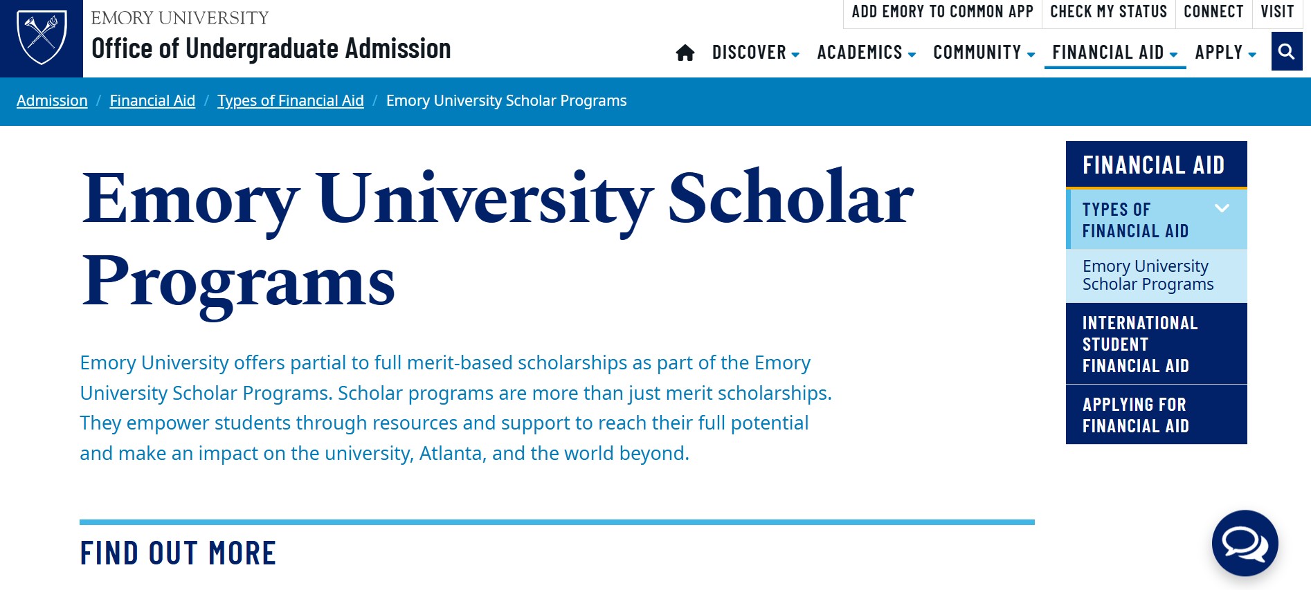 Emory University Scholar Programs