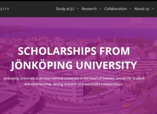 Jönköping University Scholarships 2024-25 in Sweden