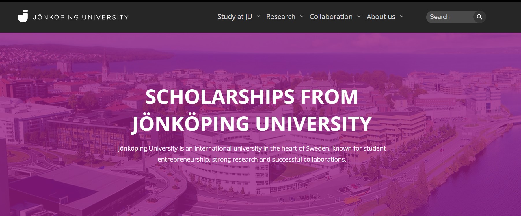 Jönköping University Scholarships 2024-25 in Sweden