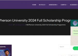 McPherson University Undergraduate Scholarship 2024