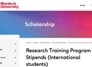 Murdoch University RTP Scholarships