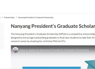 Nanyang President's Graduate Scholarship (NPGS) for 2025/2026