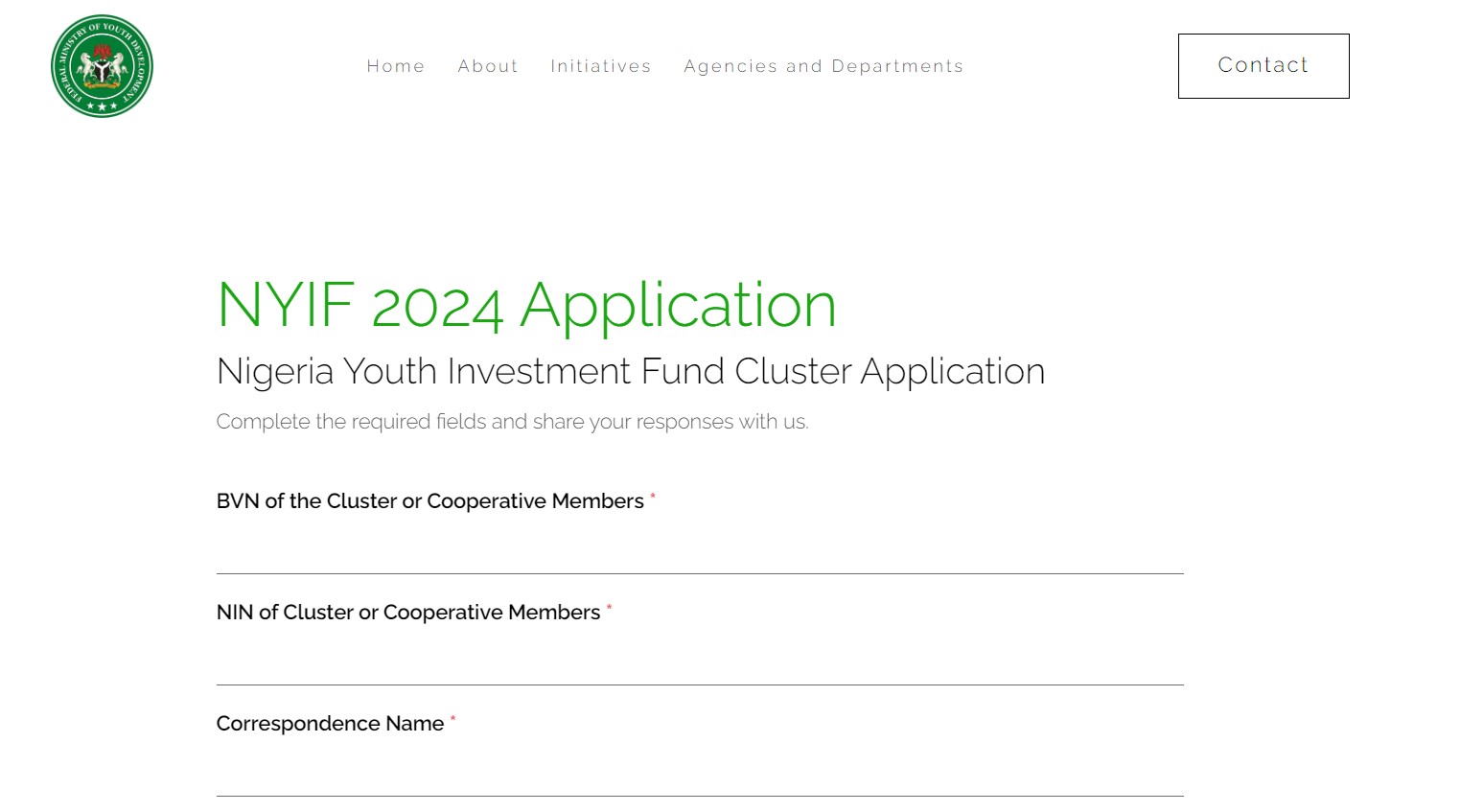 Nigeria Youth Investment Fund (NYIF) 2024 for Youth Entrepreneurship