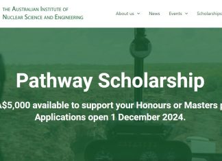 Pathway Scholarship 2024-25 at AINSE