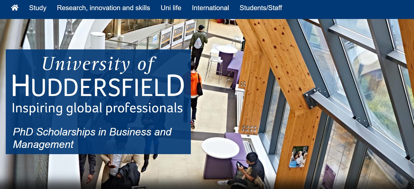 University of Huddersfield Open Scholarship 2024-25