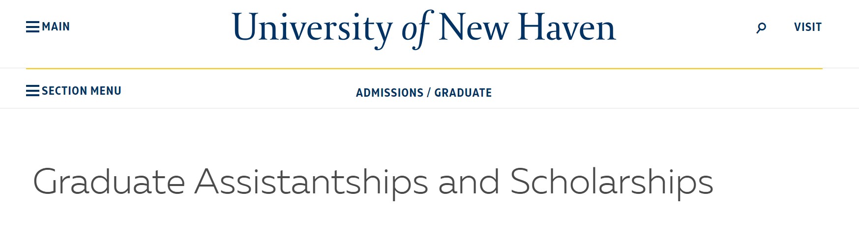 University of New Haven Scholarship 2025-26