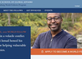 Yale Maurice R. Greenberg World Fellows Program 2025