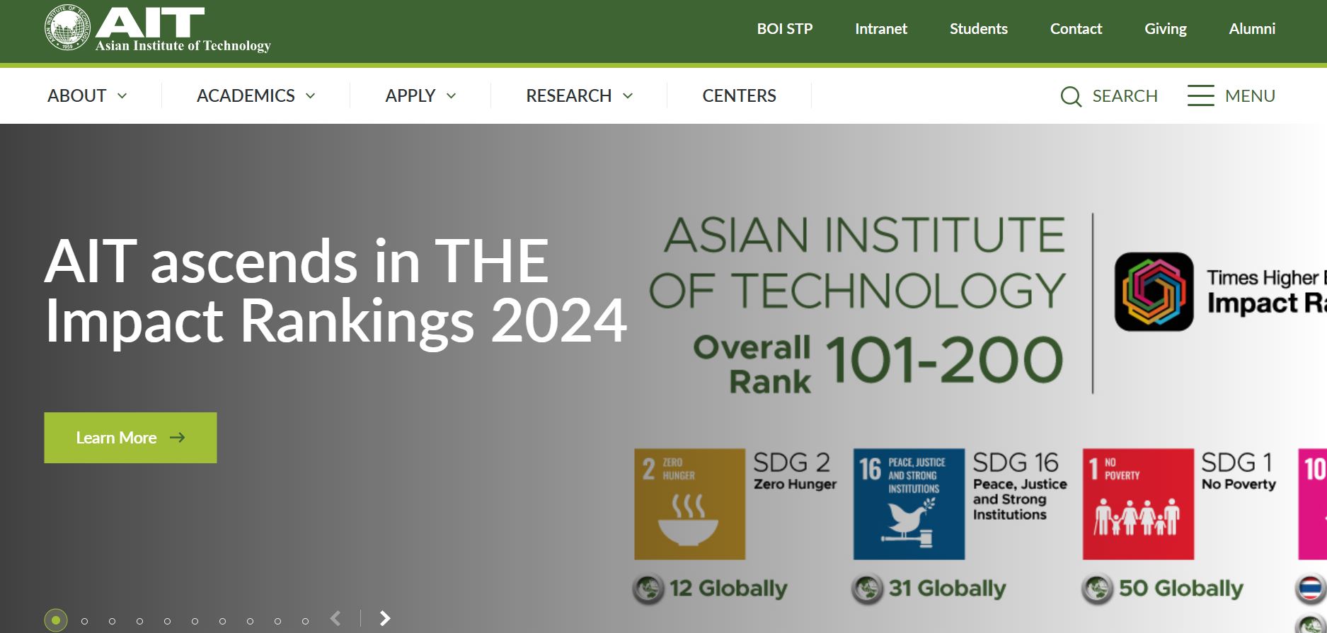 Asian Institute of Technology (AIT) Scholarships 2025 in Thailand