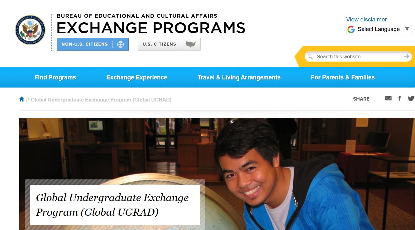 U.S. Global Undergraduate Exchange Program 2025