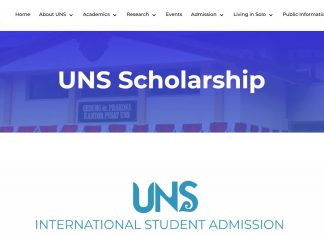 UNS Scholarship for Students 2025 in Indonesia