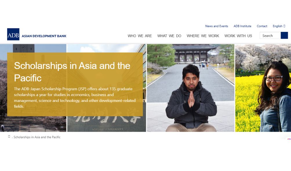 Asian Development Bank Scholarships 2025