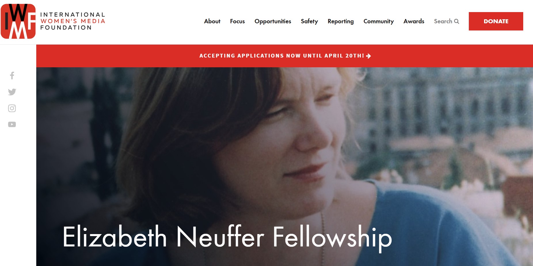 Apply for Elizabeth Neuffer Fellowship 2025