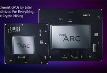 Arc Alchemist GPUs by Intel Are Optimized For Everything but Not Crypto Mining