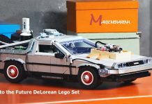 Back to the Future DeLorean Lego Set