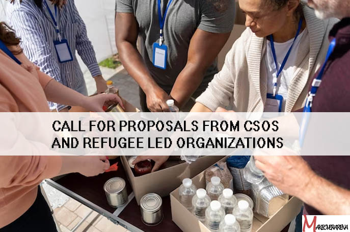 Call for Proposals from CSOs and Refugee Led Organizations