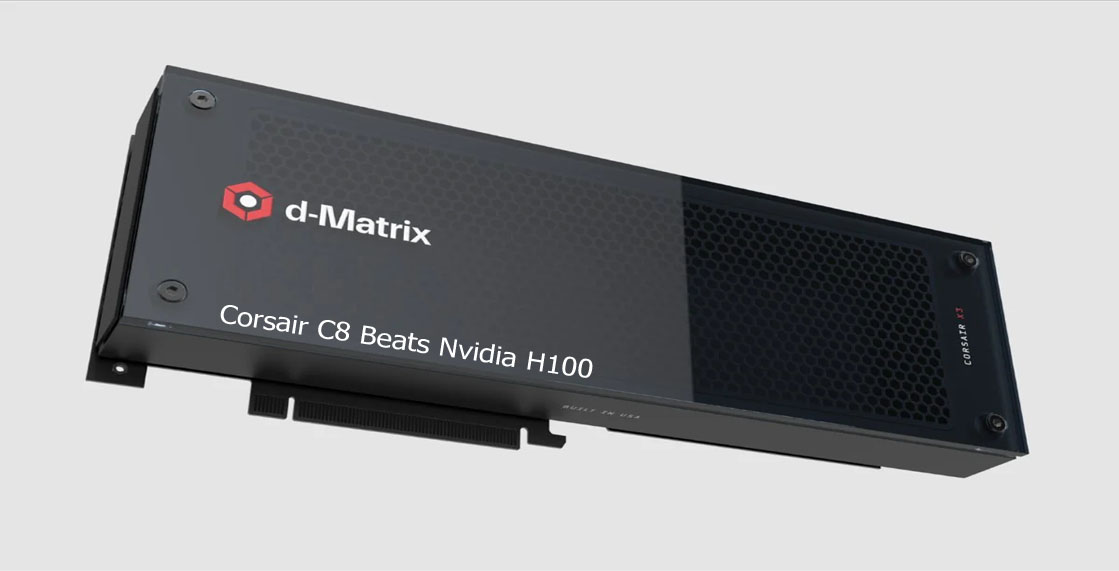 Corsair C8 Beats Nvidia H100