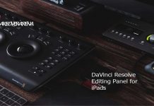 DaVinci Resolve Editing Panel for iPads