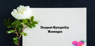 Deepest Sympathy Messages