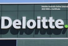 Deloitte Australia Online Internship 2023 With a Certificate