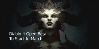 Diablo 4 Open Beta To Start In March