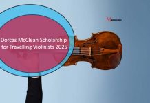 Dorcas McClean Scholarship for Travelling Violinists 2025