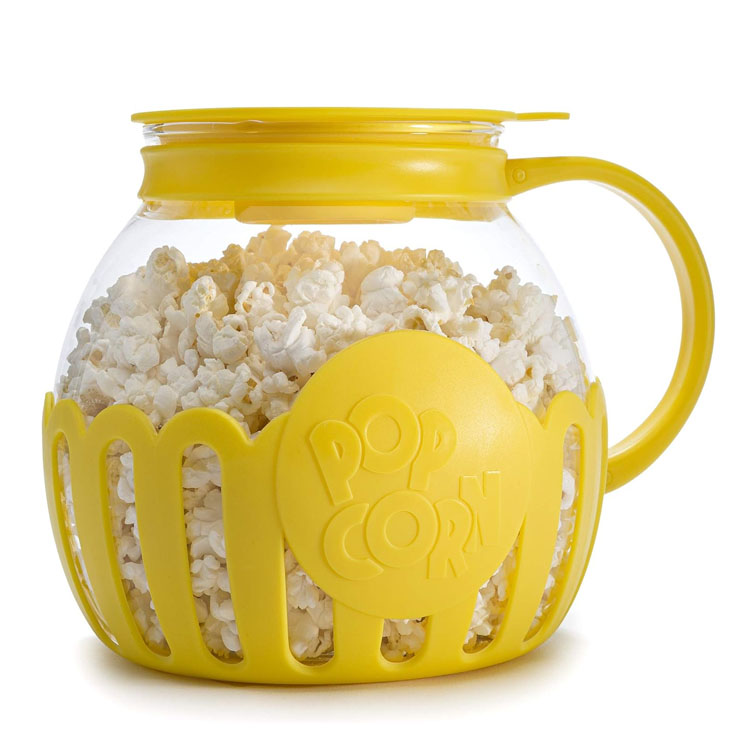 Ecolution Patented Micro-Pop Microwave Popcorn Popper with Temperature Safe Glass