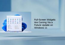 Full-Screen Widgets Are Coming Via a Future Update on Windows 11