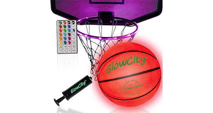GlowCity Glow in The Dark Basketball for Teen Boy