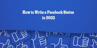How to Write a Facebook Status in 2023