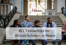 KCL Fellowships for African Scholars in Peace