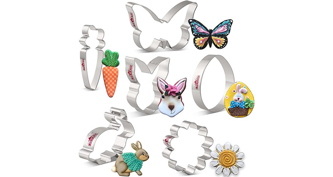 LILIAO Spring Easter Cookie Cutter Set